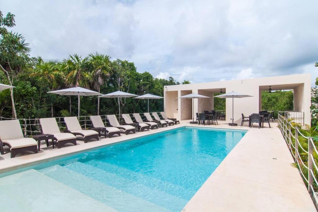 Ground Level Garden Condo At Akumal South By Tao Santamar Bagian luar foto