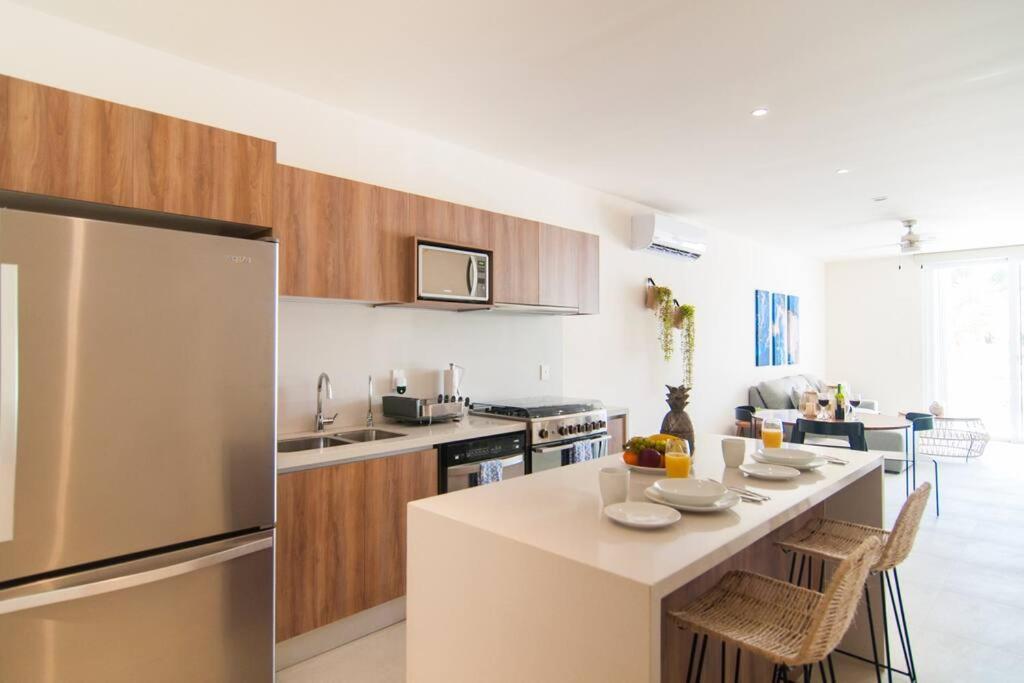 Ground Level Garden Condo At Akumal South By Tao Santamar Bagian luar foto