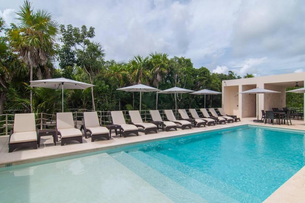 Ground Level Garden Condo At Akumal South By Tao Santamar Bagian luar foto